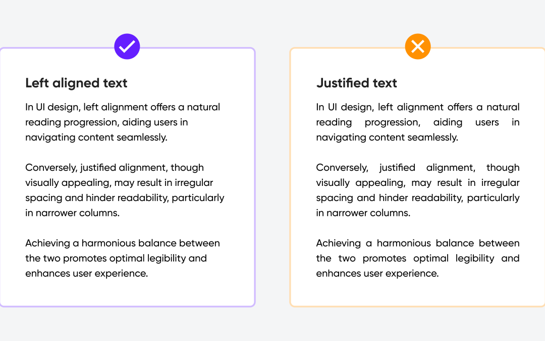 Por que não usamos textos justificados nos sites que criamos